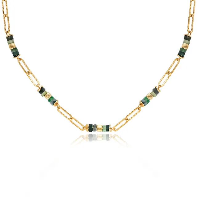 julie-julsen-loving-stones-kette-aus-36-gr-nen-edelsteinen-baumachat-amazonit-40 image 1