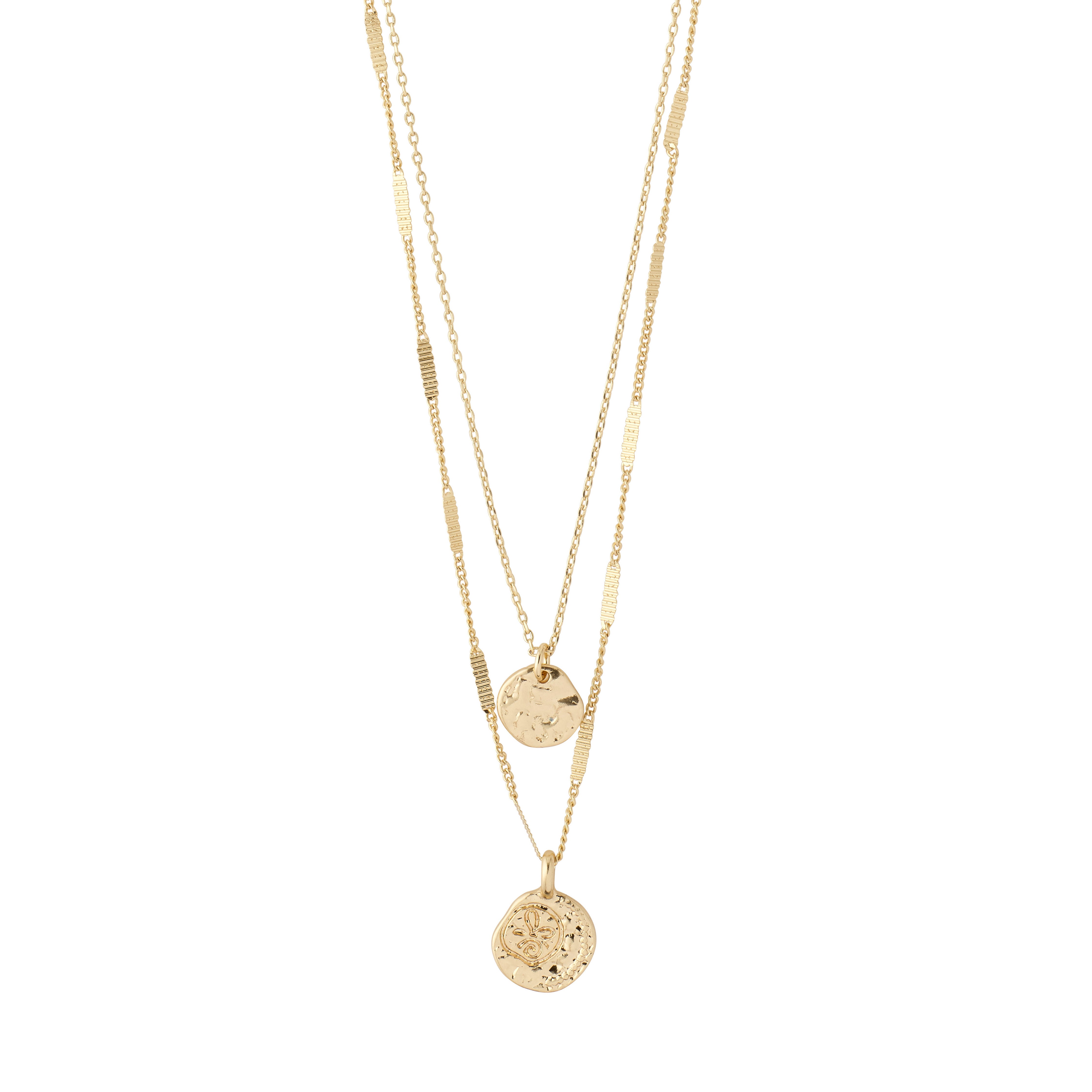 pilgrim-haven-2-in-1-m-nz-kette-vergoldet-40cm-45cm image 1