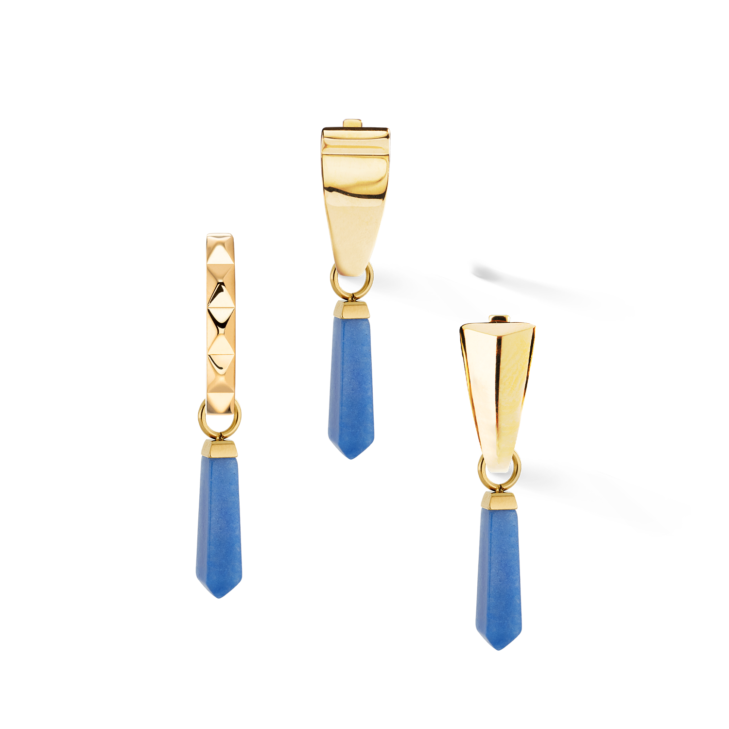 coeur-de-lion-ear-me-up-charm-obelisk-gold-blau-sodalith image 4