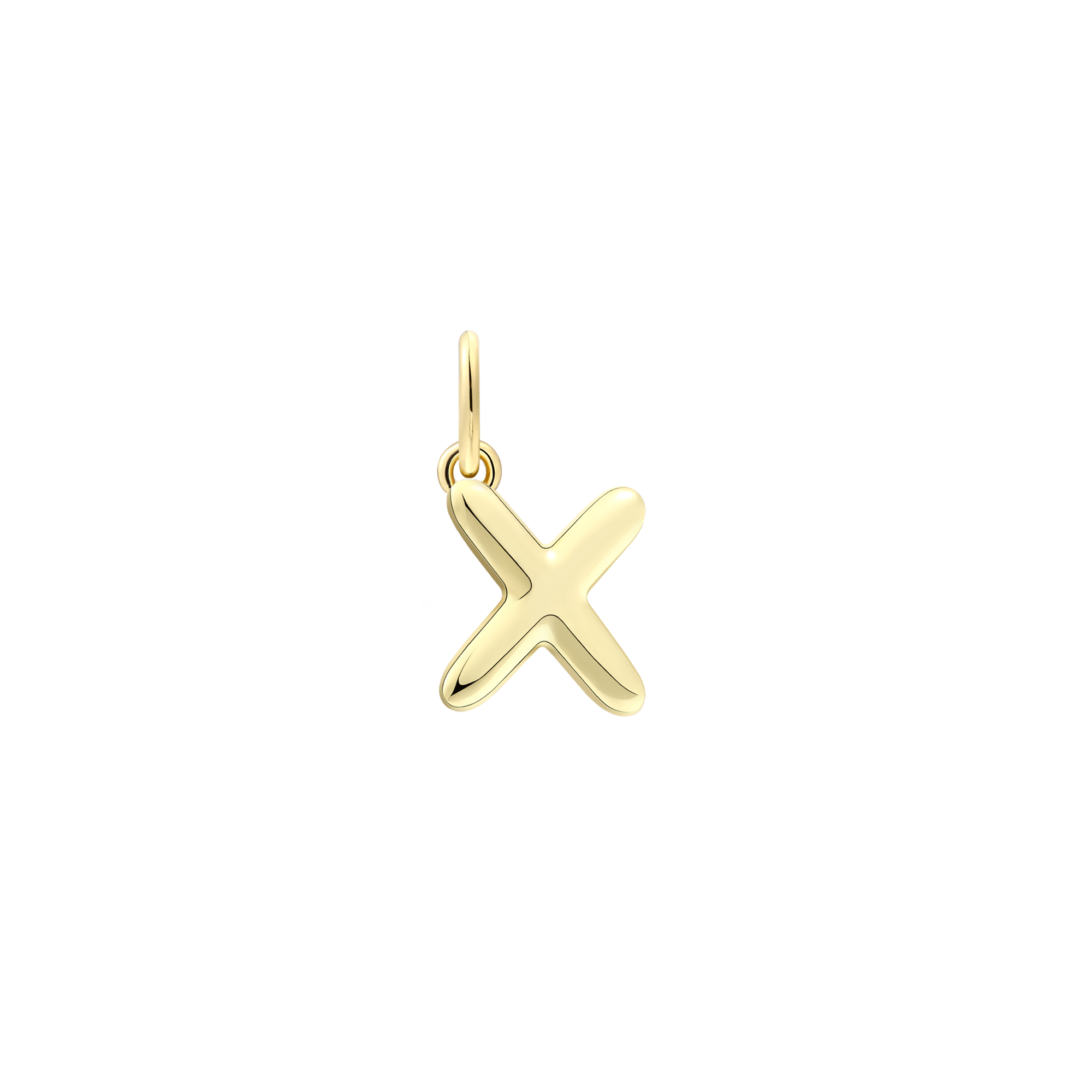 xenox-x-letter-bold-charm-925-sterlingsilber-18k-vergoldung image 1