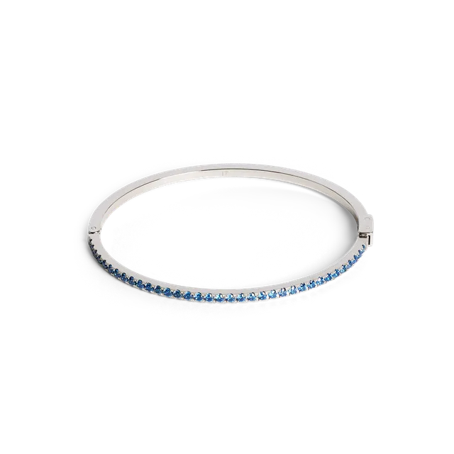 coeur-de-lion-eternal-love-armreif-silber-blau-zirkonia image 1
