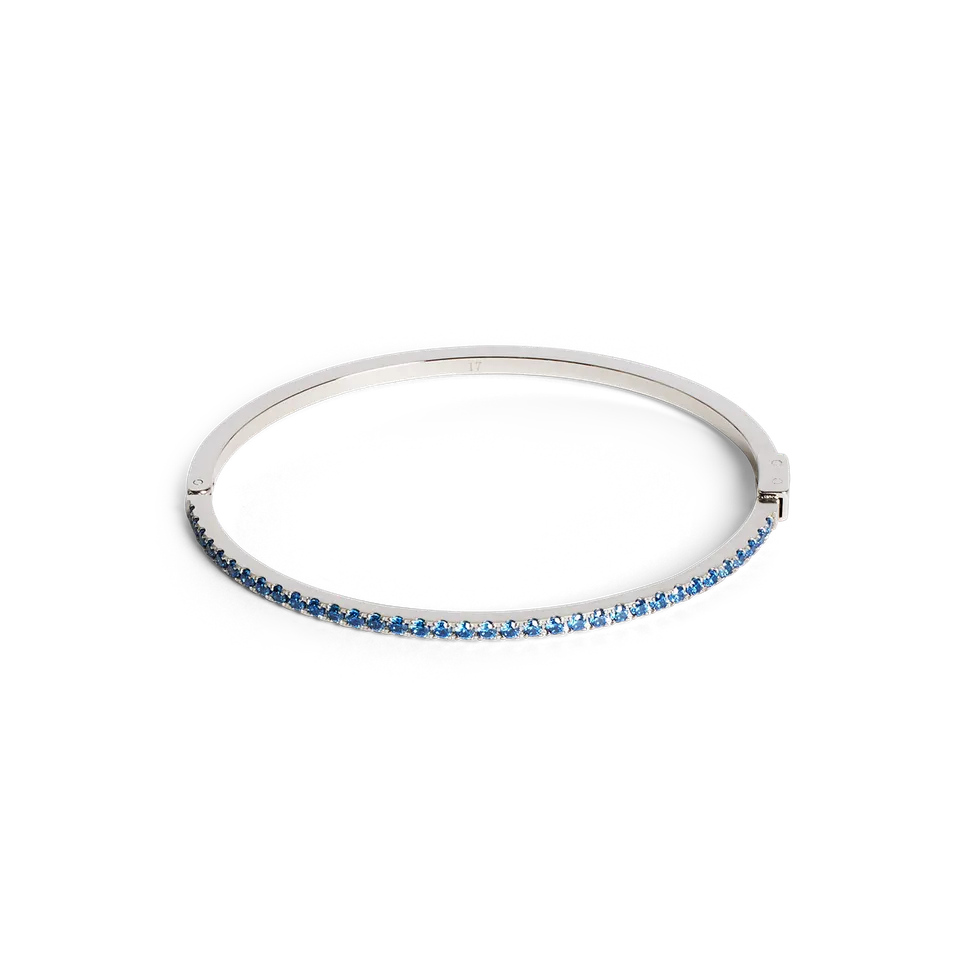 coeur-de-lion-eternal-love-armreif-silber-blau-zirkonia image 1