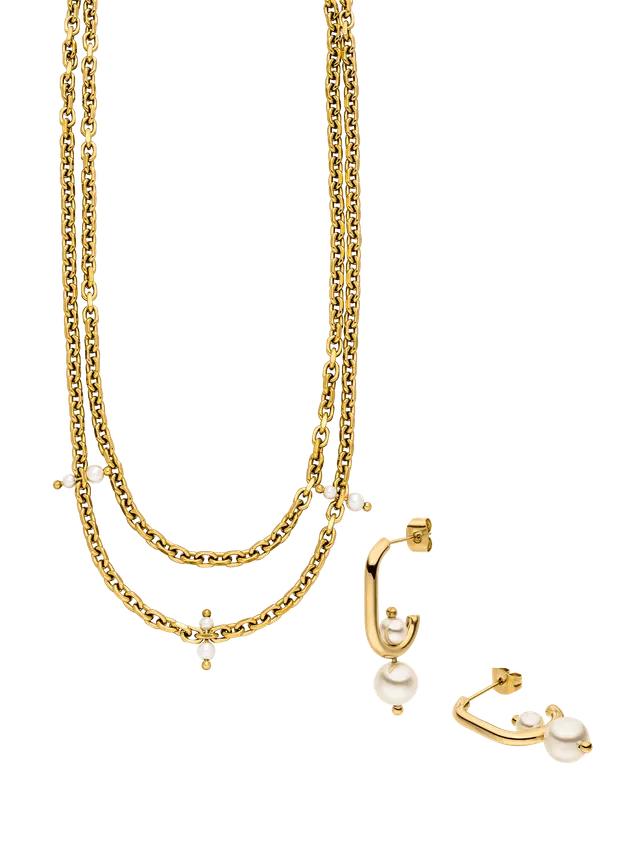 purelei-mahina-club-moments-set-schmuckset-aus-doppelreihiger-kette-und-ohrringe image 1