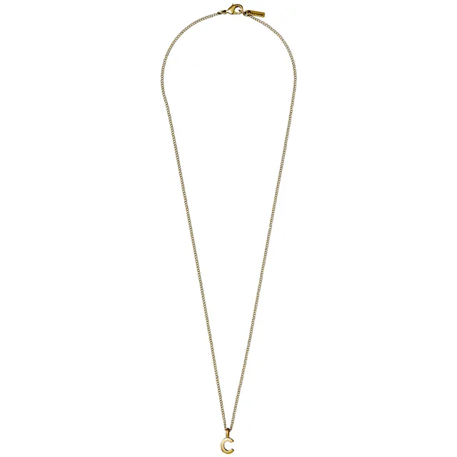 pilgrim-charm-buchstaben-kette-anh-nger-c-goldplattiert-43-cm image 1