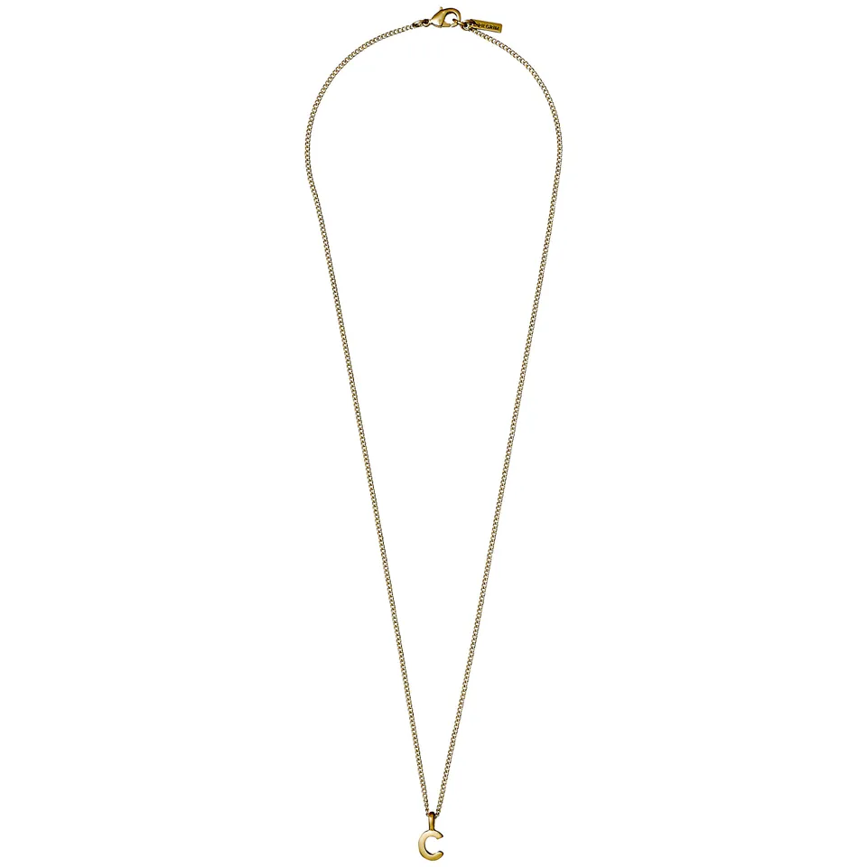 pilgrim-charm-buchstaben-kette-anh-nger-c-goldplattiert-43-cm image 1