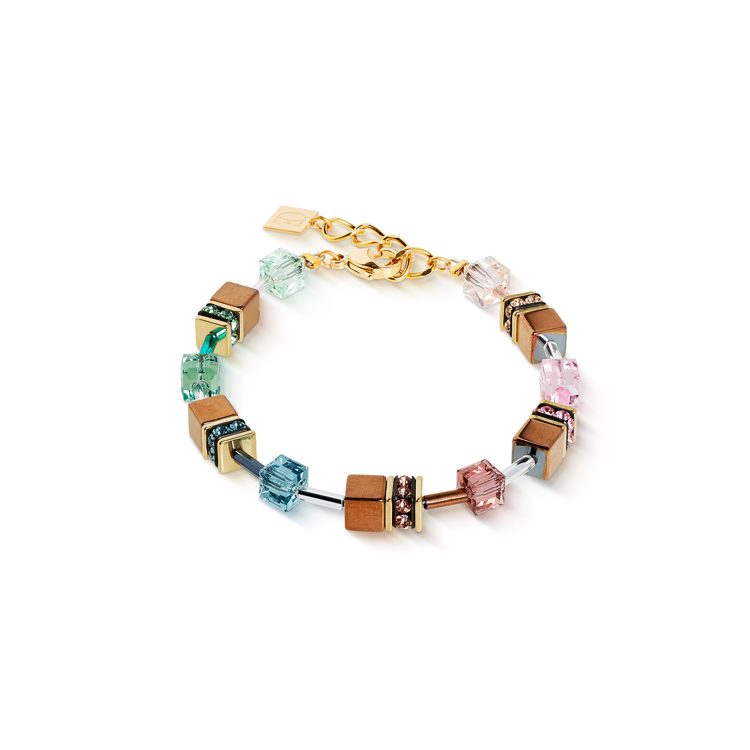 coeur-de-lion-geocube-iconic-metallic-armband-art-nouveau-gold image 1