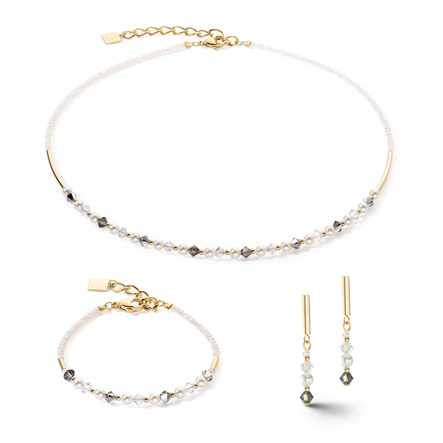 coeur-de-lion-princess-pearls-ohrringe-grau-kristall-crystal-pearls image 3