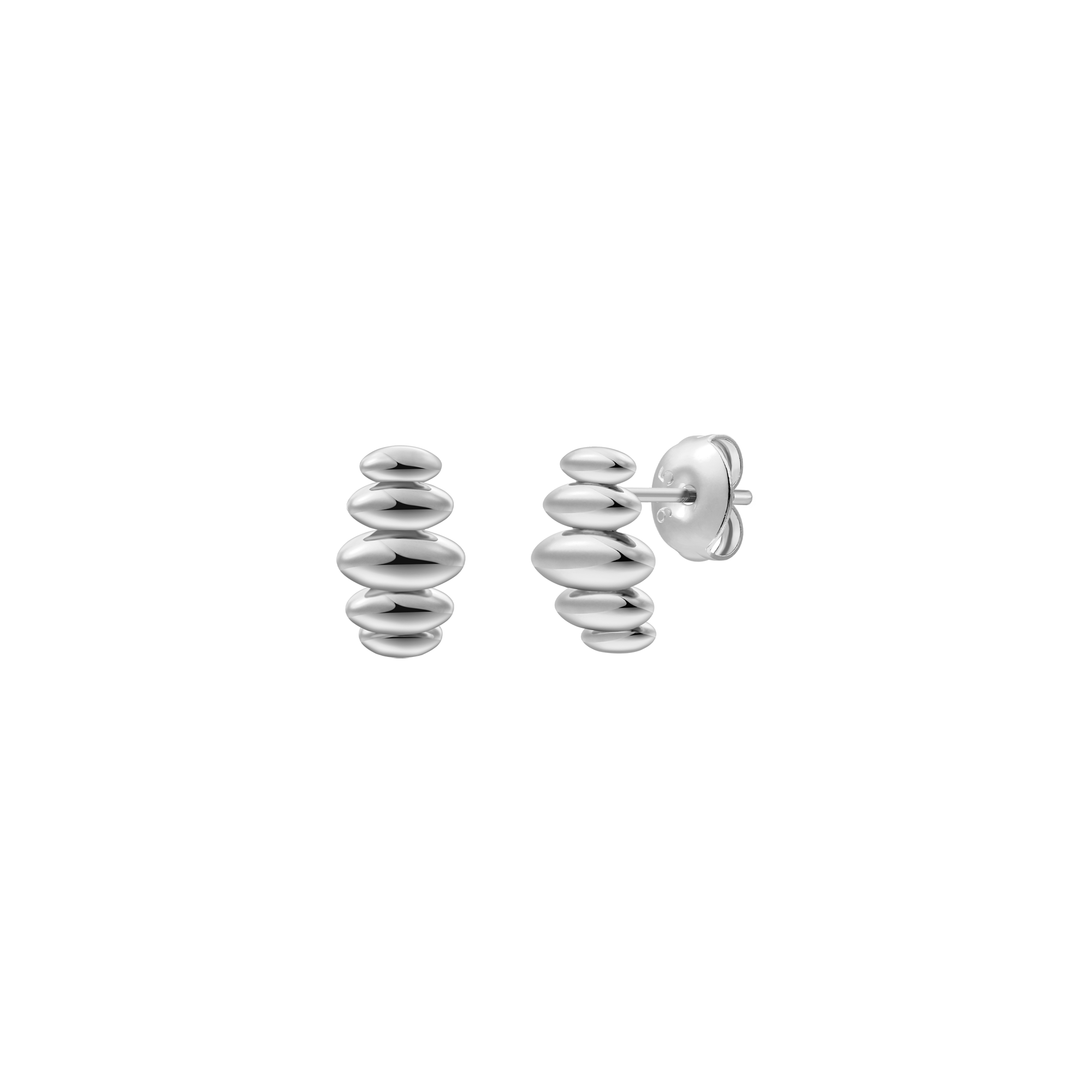 xenox-cloud-ohrringe-925-sterlingsilber-rhodiniert image 1