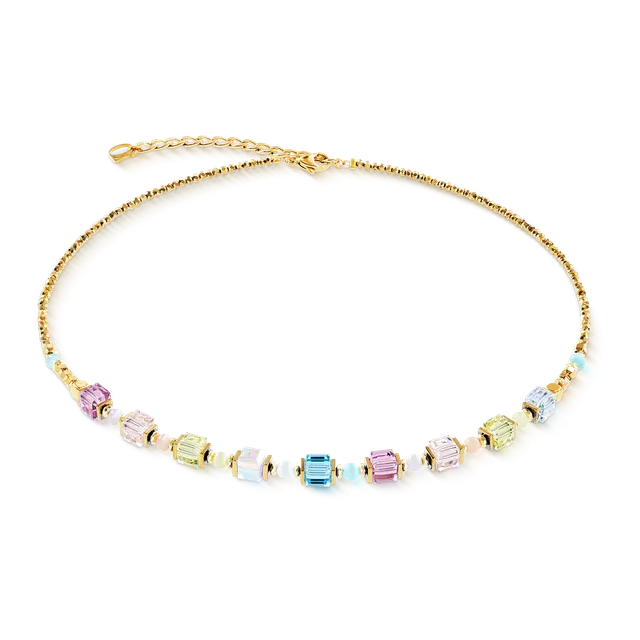 coeur-de-lion-geocube-halskette-cube-aura-pastell-gold image 1