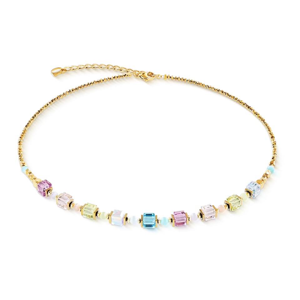 coeur-de-lion-geocube-halskette-cube-aura-pastell-gold image 1