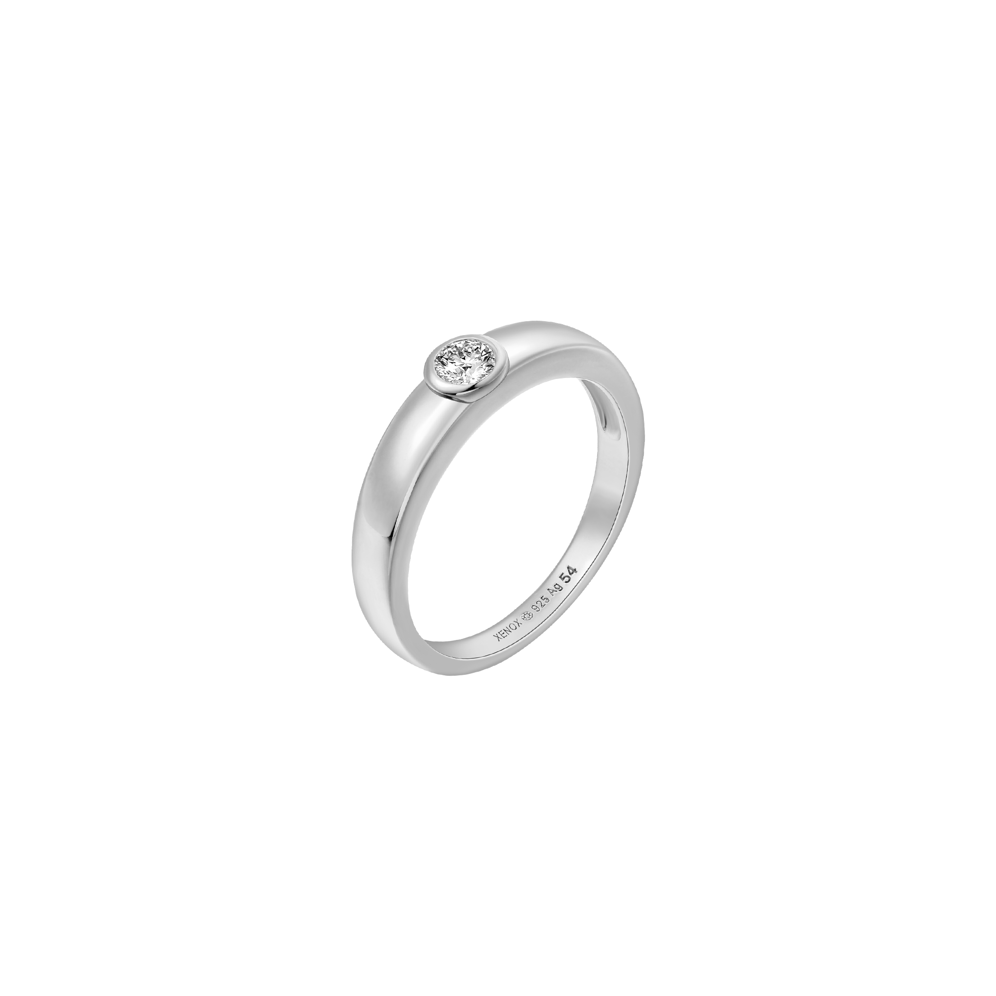 xenox-linked-ring-925-sterlingsilber-rhodiniert-xs91886-52 image 1