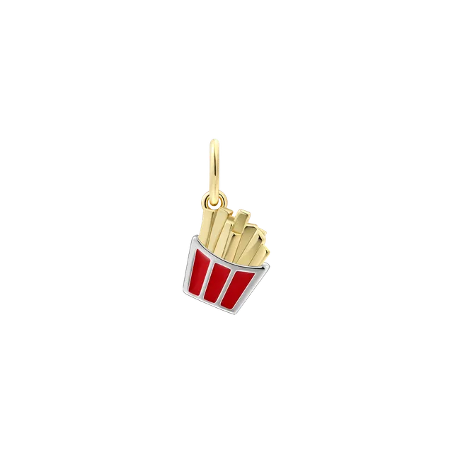 xenox-pommes-charm-925-sterlingsilber-18k-vergoldet image 1