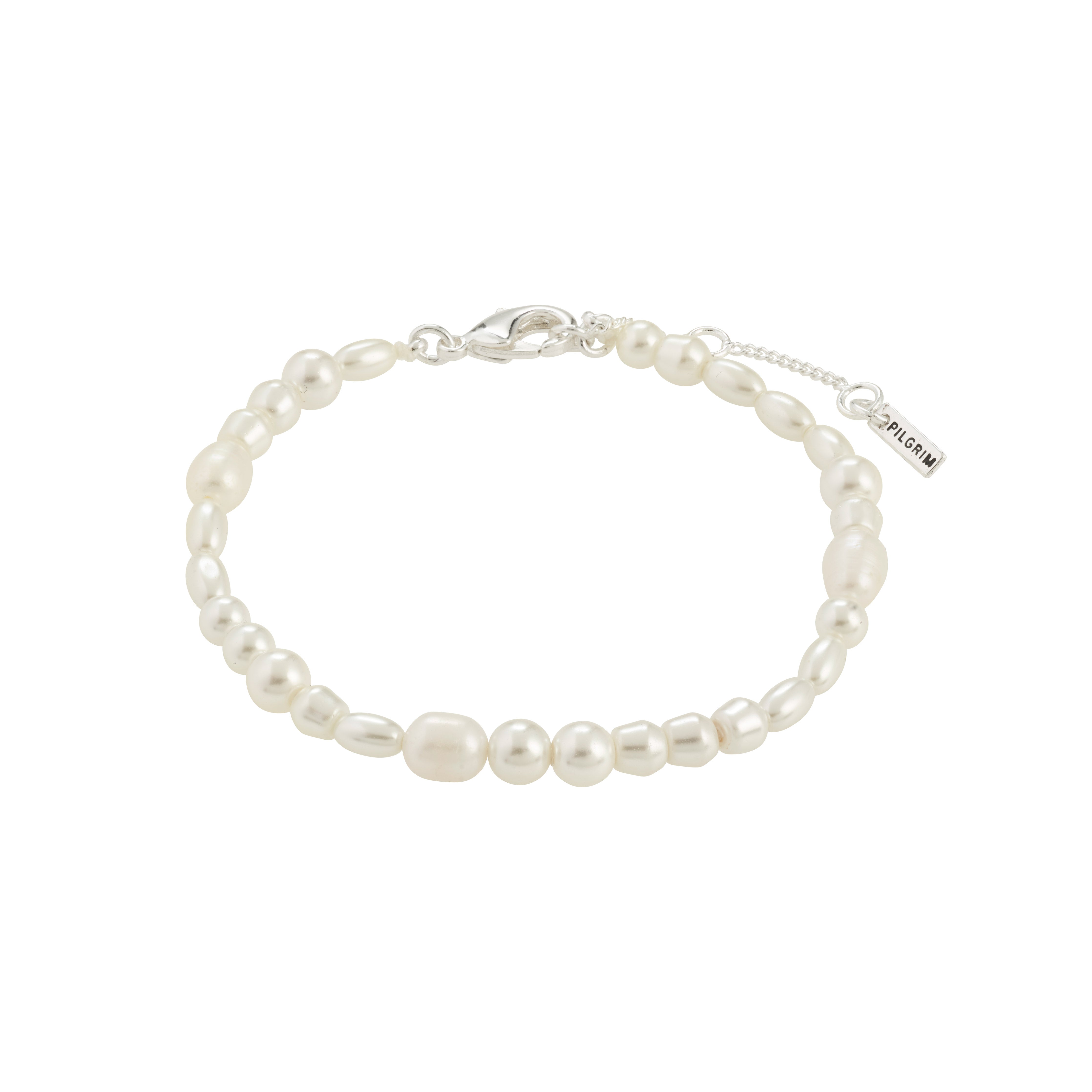 pilgrim-elliana-armband-versilbert-mit-s-wasserperlen image 1