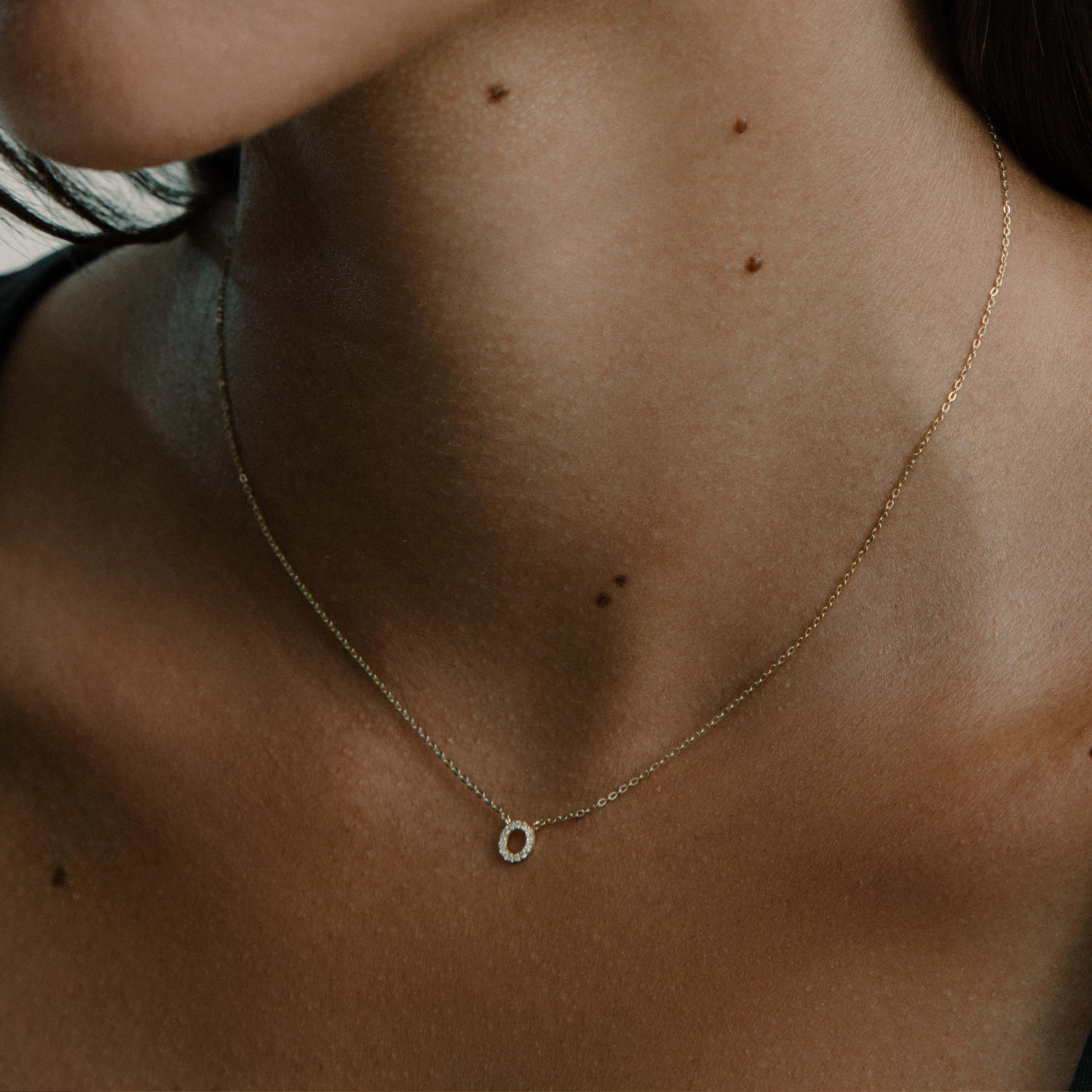 xenox-fine-circle-halskette-585-gelbgold-mit-zirkonia image 2