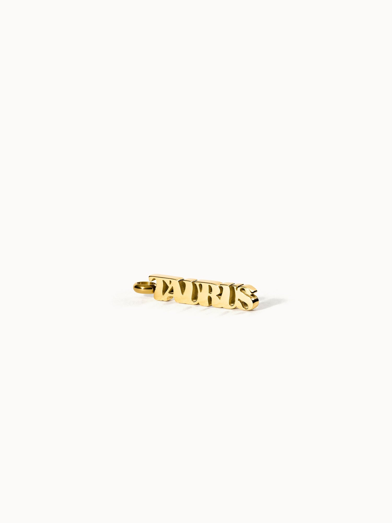 purelei-taurus-letter-charm-stier-sternzeichen-anh-nger-gold image 1