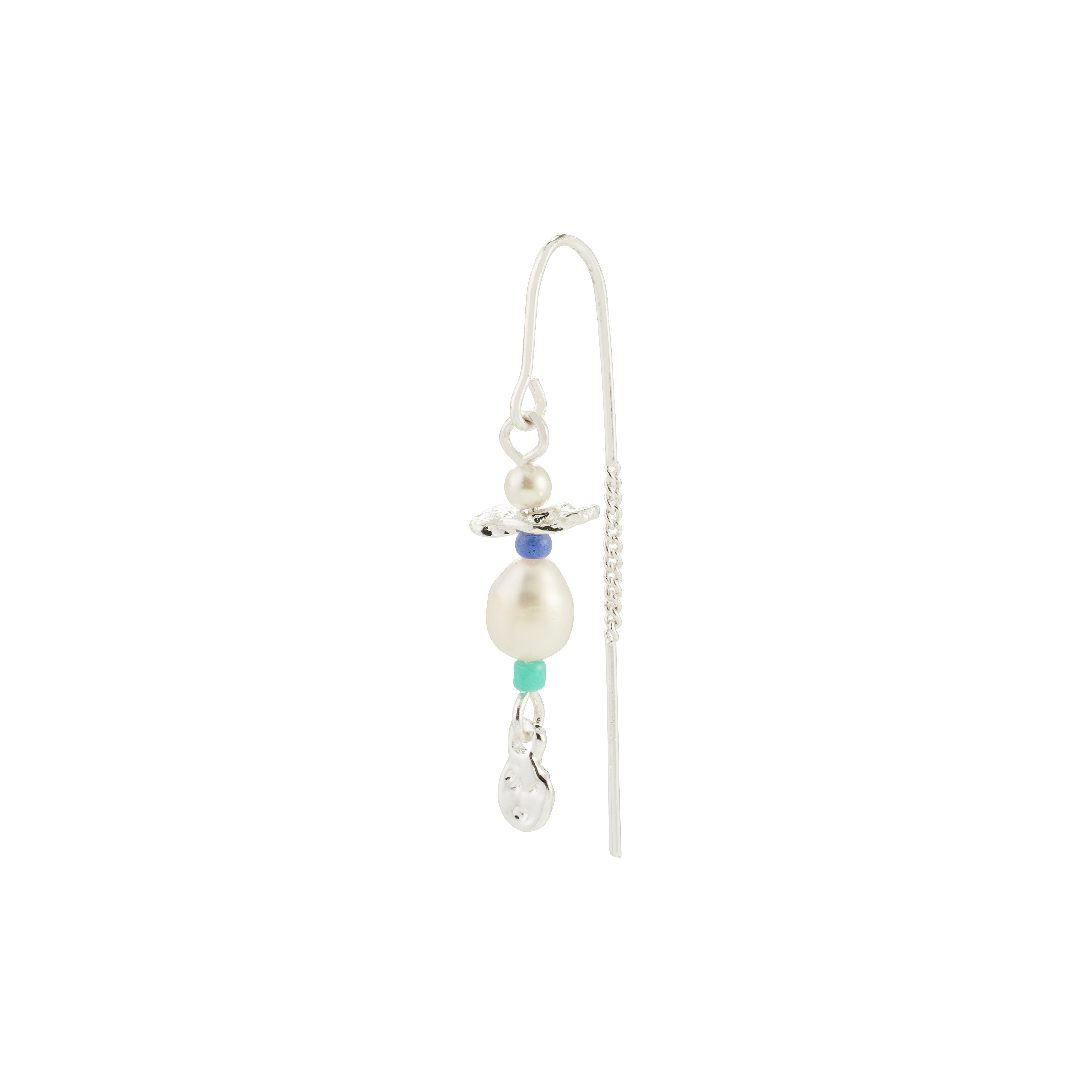 pilgrim-lennox-single-ohrring-versilbert-mit-s-wasserperlen image 1