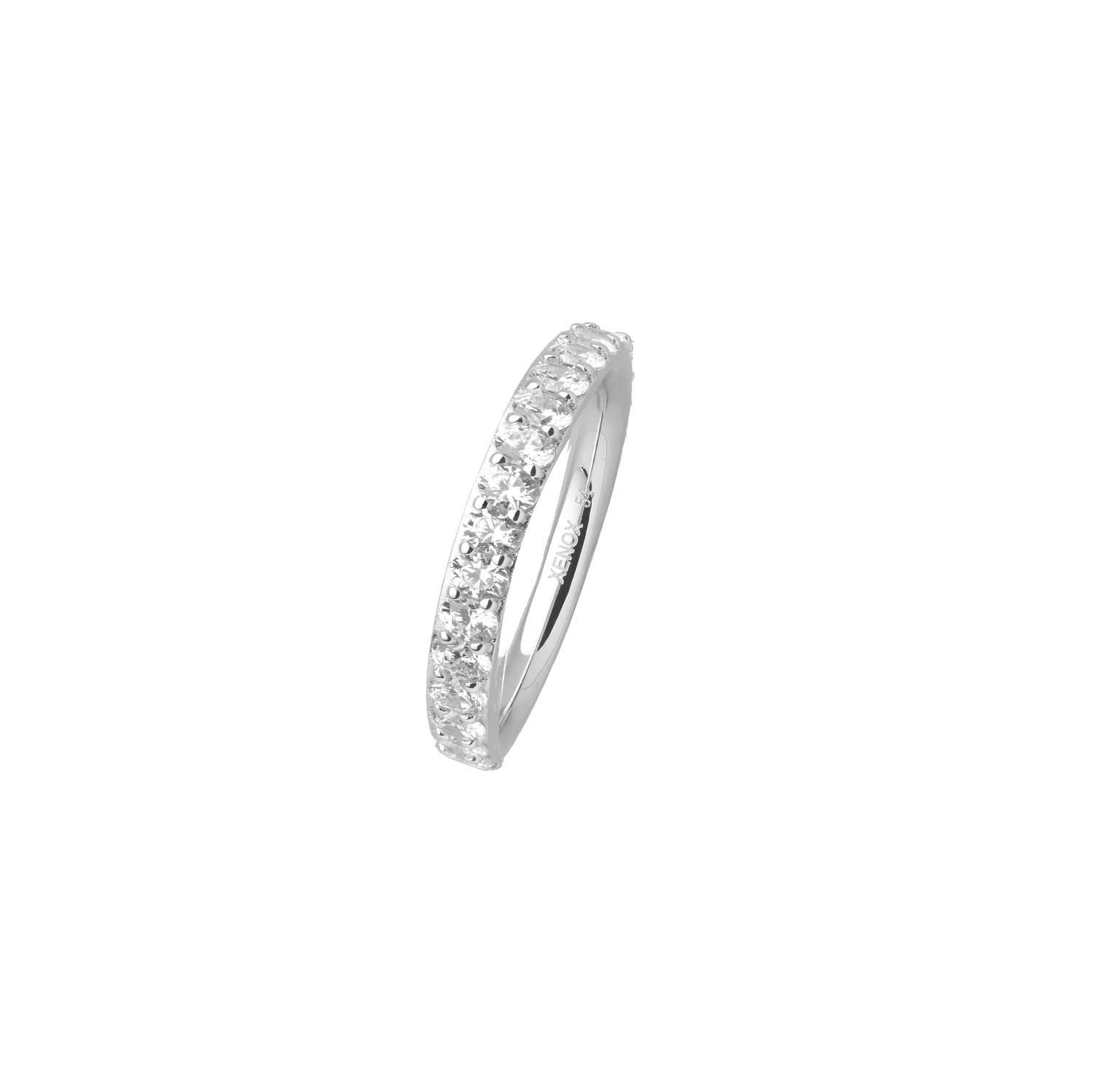 xenox-krappe-ring-925-sterlingsilber-rhodiniert-mit-zirkonia image 1