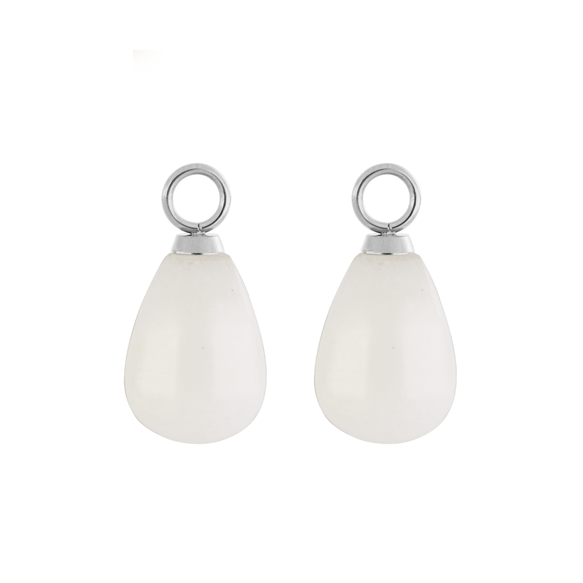 coeur-de-lion-ear-me-up-charm-tropfen-silber-wei-edelstahl-jade image 2