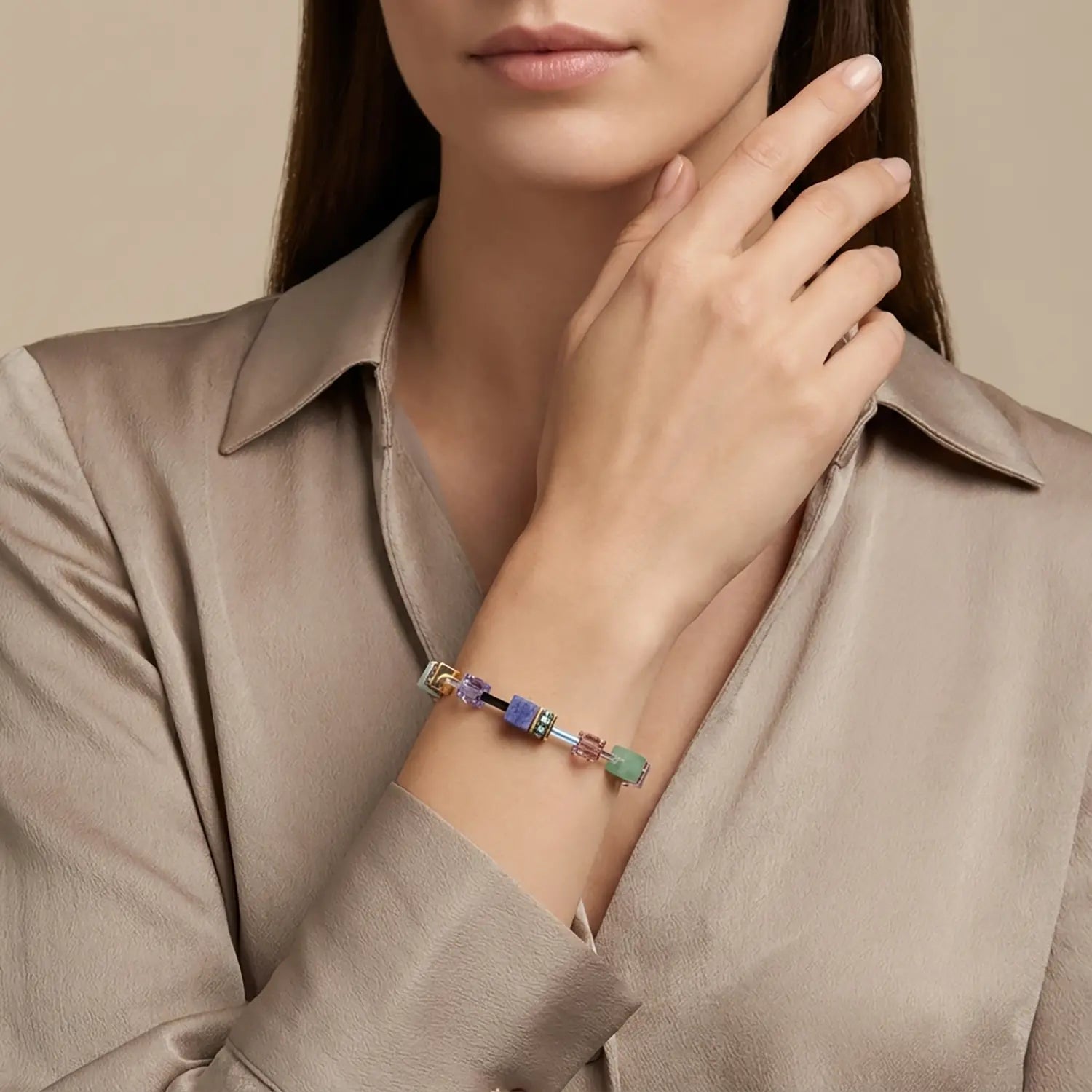 coeur-de-lion-geocube-iconic-precious-armband-pastel-garden image 4