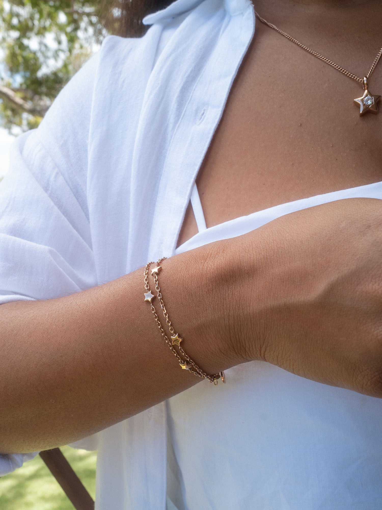 purelei-star-armband-doppelreihig-mit-sternen-verstellbar-16-20-cm image 8