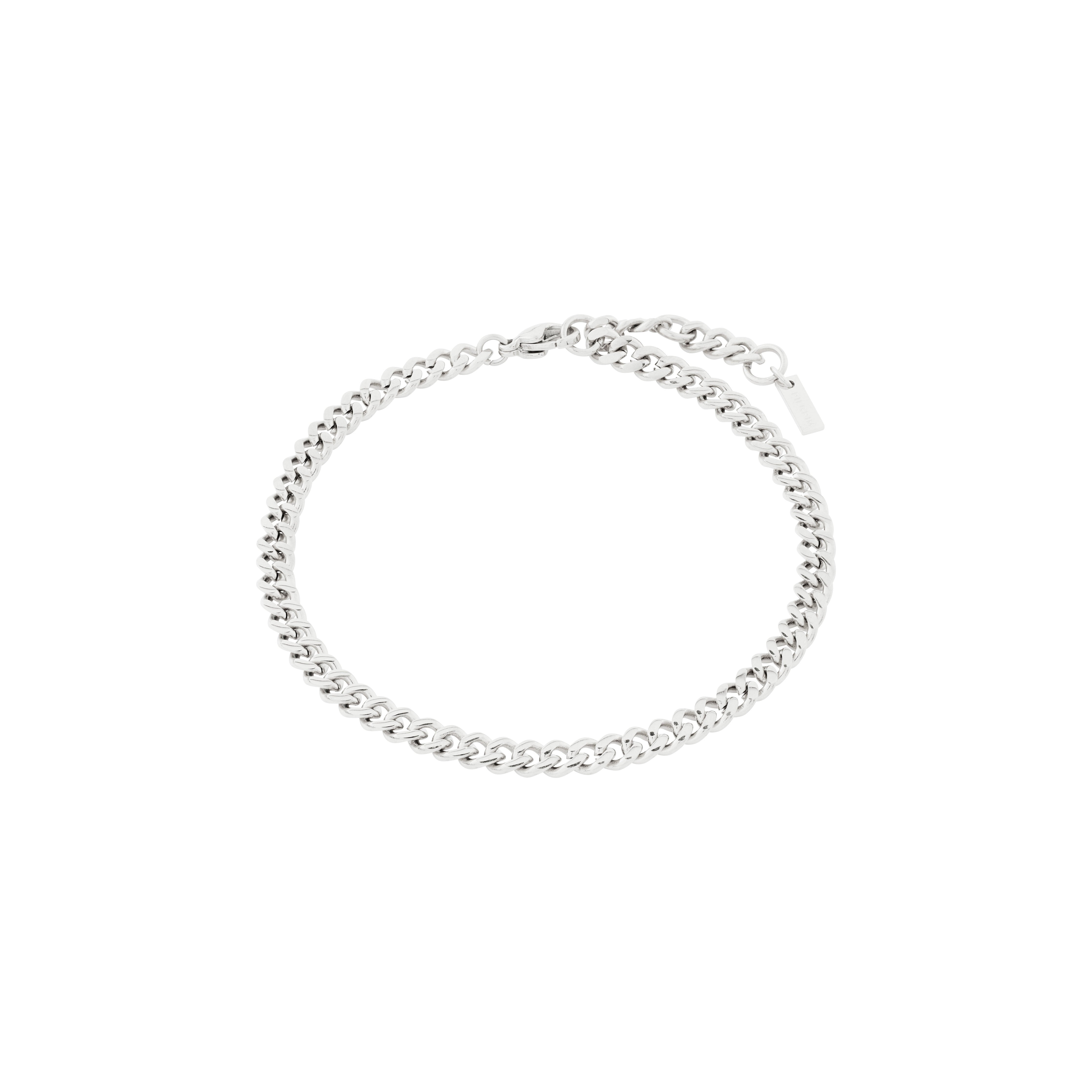 pilgrim-taro-armband-versilbert-semi-chunky-panzerkette image 1