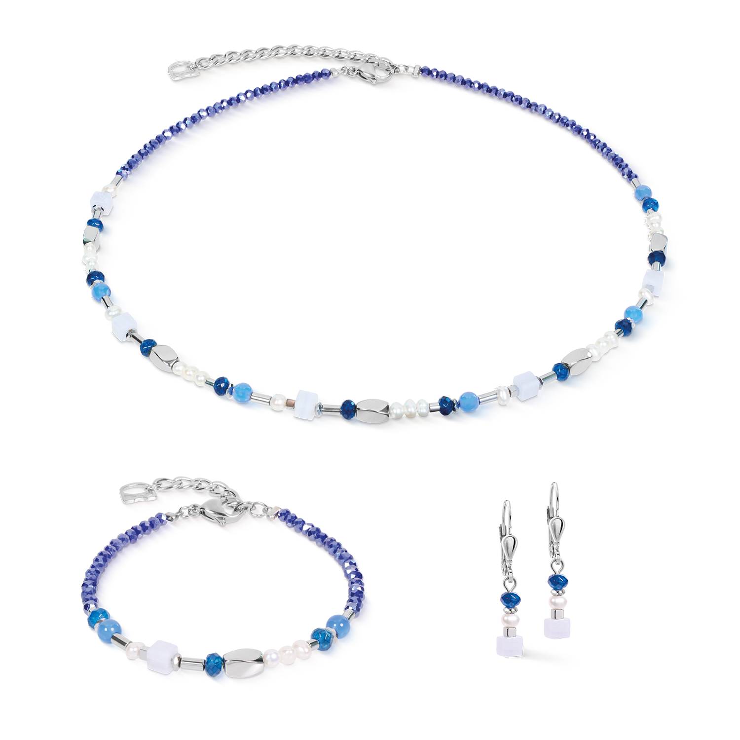 coeur-de-lion-armband-mosaic-sky-silber-17-5-cm image 3