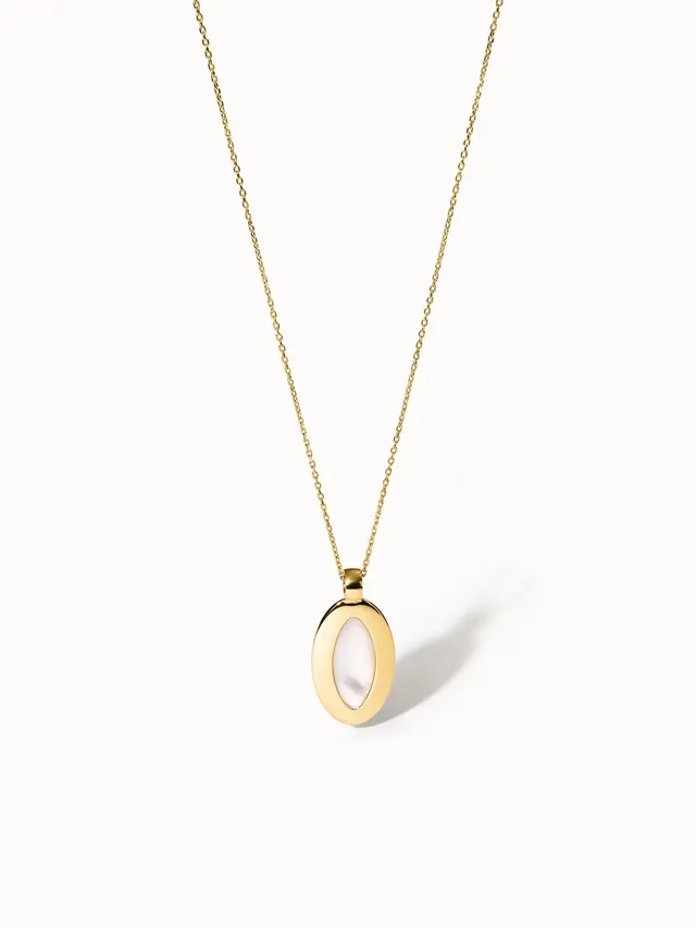 purelei-island-elegance-kette-klassische-halskette-mit-perlmutt-anh-nger-45-50-c image 1