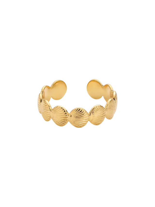 purelei-anniversary-ring-10-years-verstellbarer-muschel-ring-50-60 image 1