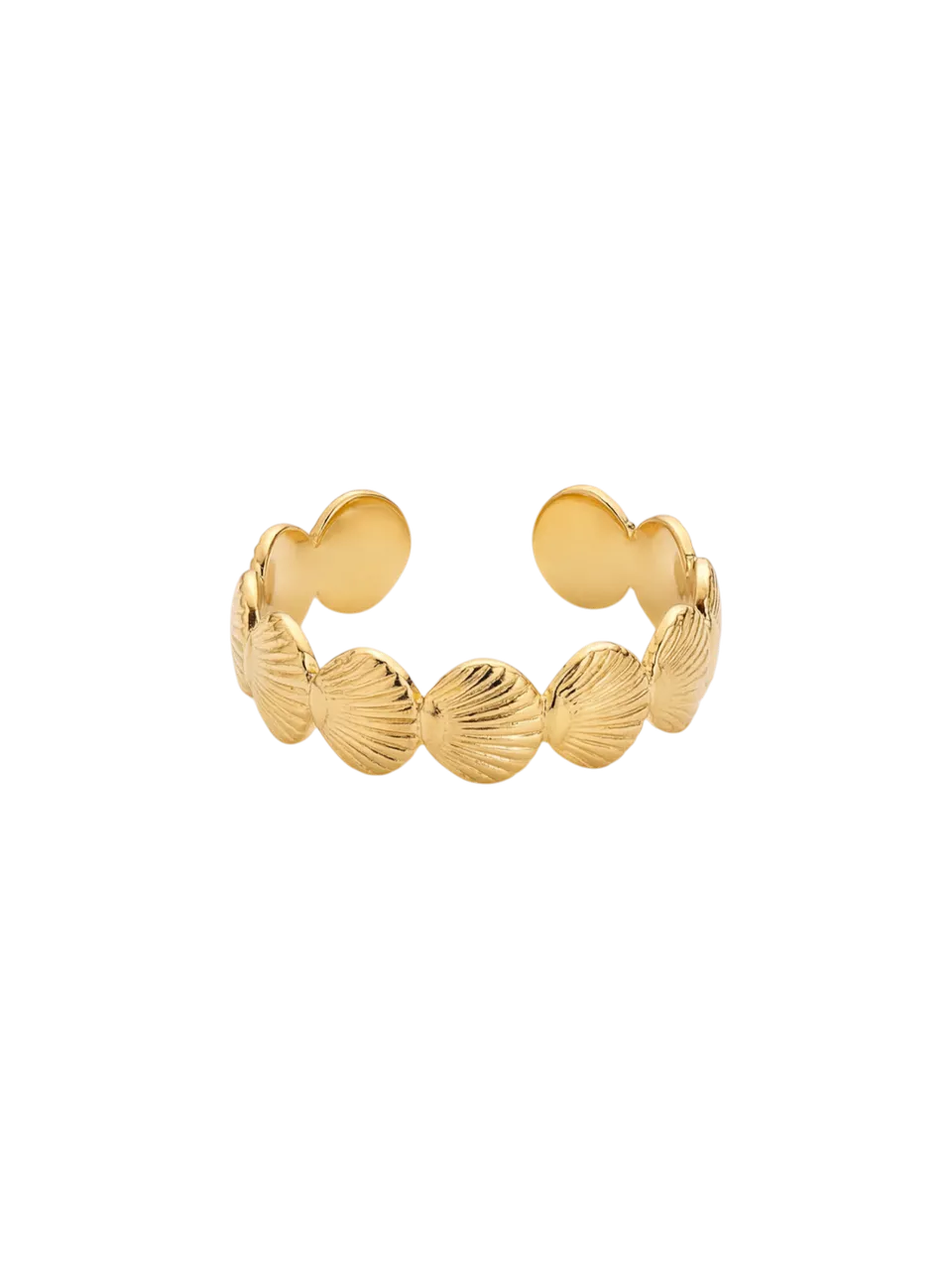 purelei-anniversary-ring-10-years-verstellbarer-muschel-ring-50-60 image 1
