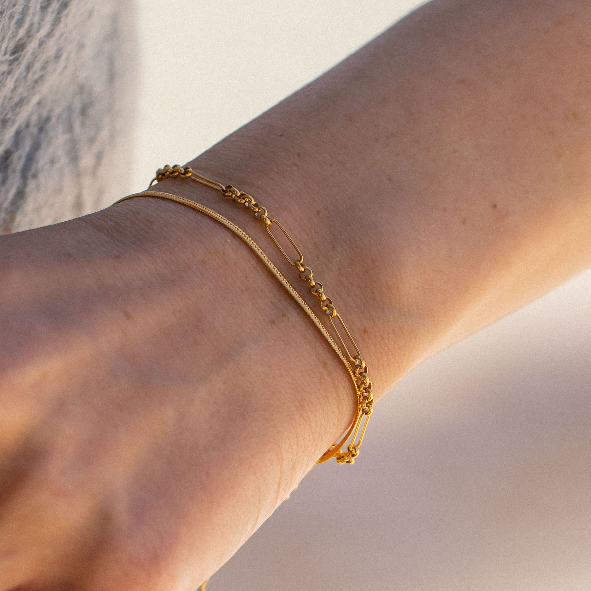 purelei-sleeky-unison-armband-zweireihiges-layering-armband-16-19-cm image 2
