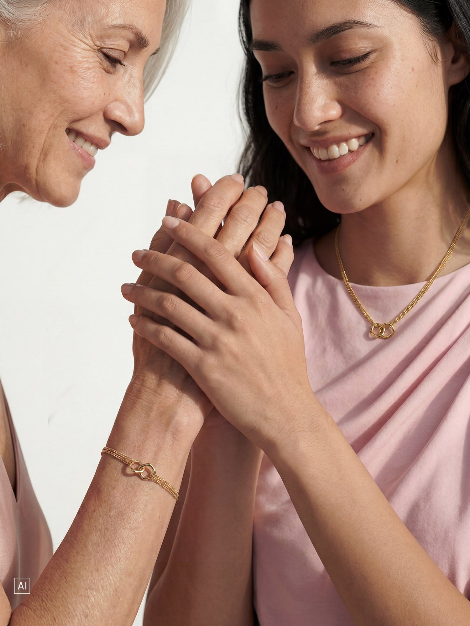 purelei-bond-of-love-set-kette-und-armband-knoten-design-edelstahl image 3