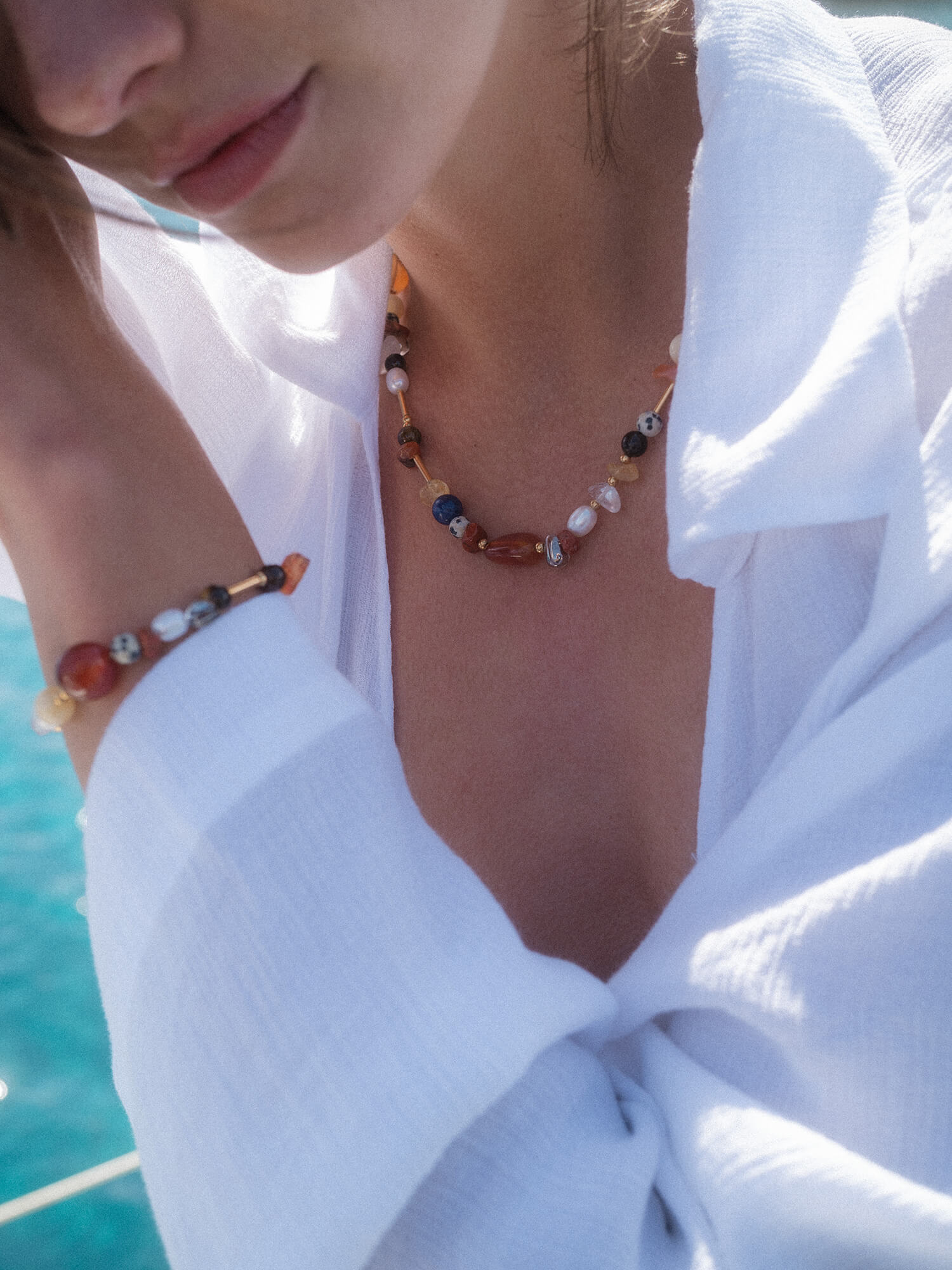 purelei-hawaiian-sunset-kette-edelstein-perlenkette image 3