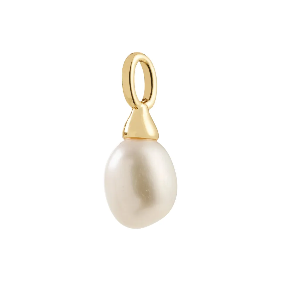 pilgrim-charm-mini-perlenanh-nger-vergoldet-s-wasserperle-charm image 1