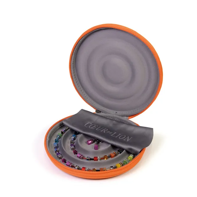 coeur-de-lion-travel-case-orange-schmucketui image 1