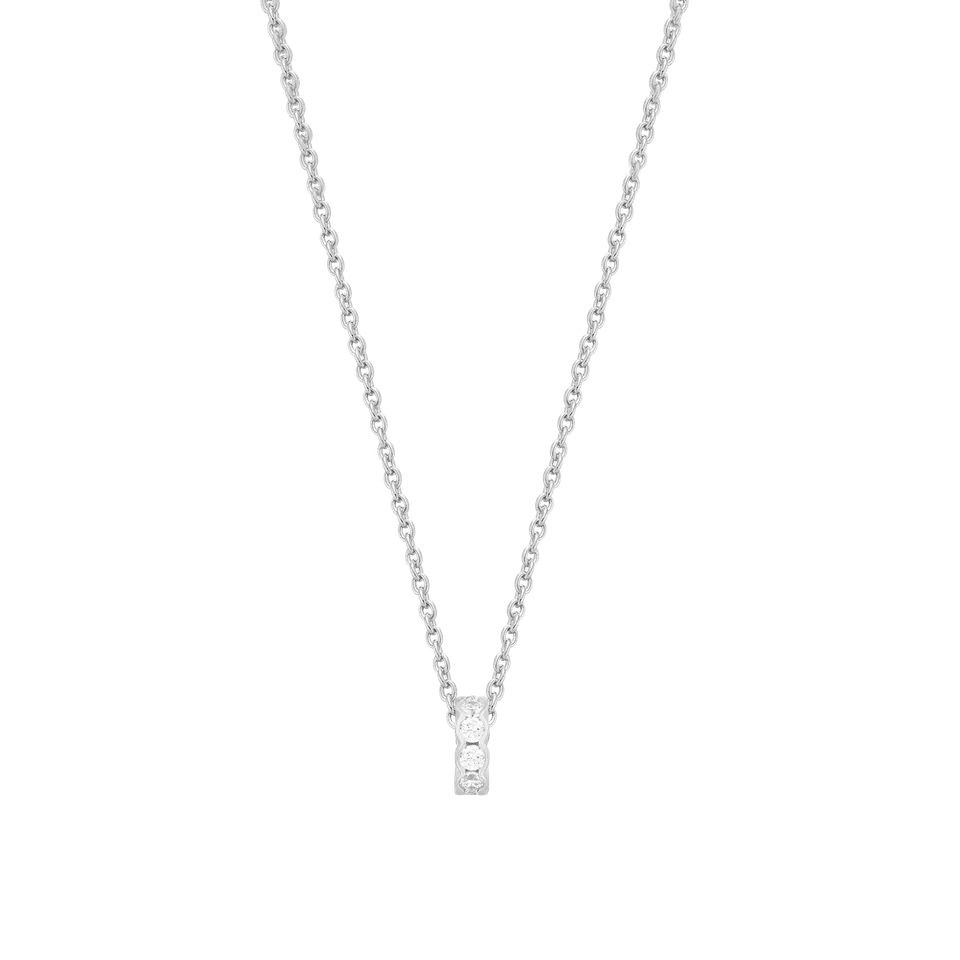 xenox-starlight-xs92055-halskette-925-sterlingsilber-mit-zirkonia-ringanh-nger image 1