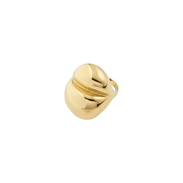 pilgrim-maddix-ring-gold-plated-verstellbar-chunky-wave image 1