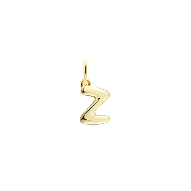 xenox-z-letter-bold-charm-925-sterlingsilber-18k-vergoldet-buchstabe-z image 1