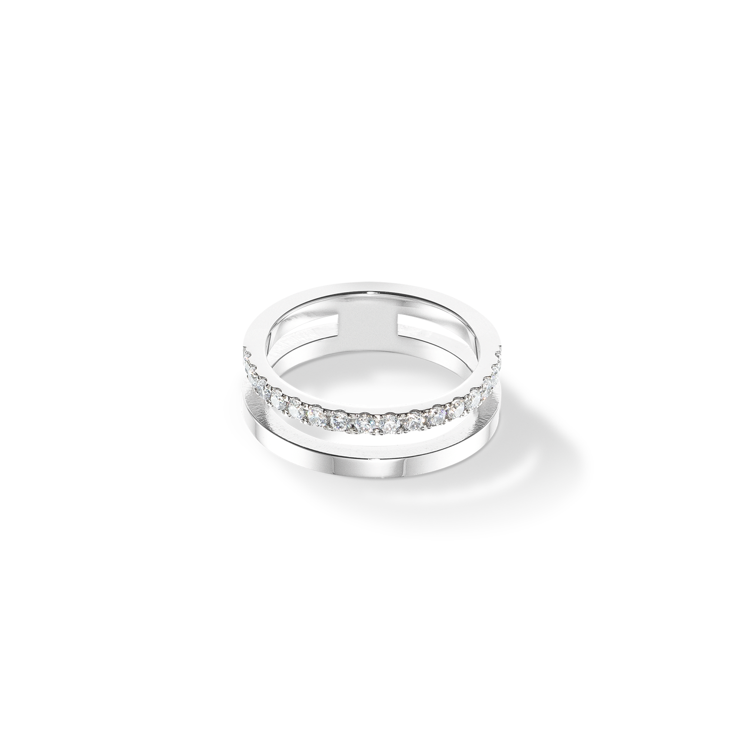 coeur-de-lion-eternal-unity-ring-silber-kristall image 1