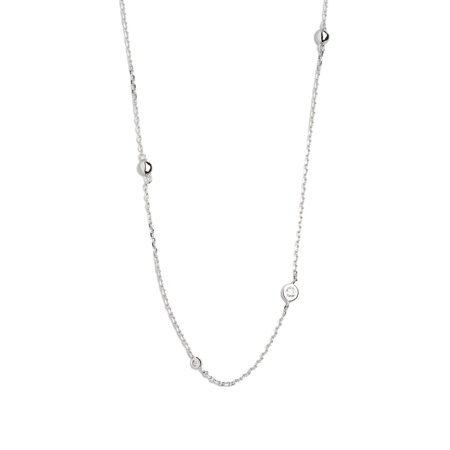 xenox-zarge-halskette-925-sterlingsilber-rhodiniert-xs3829 image 1