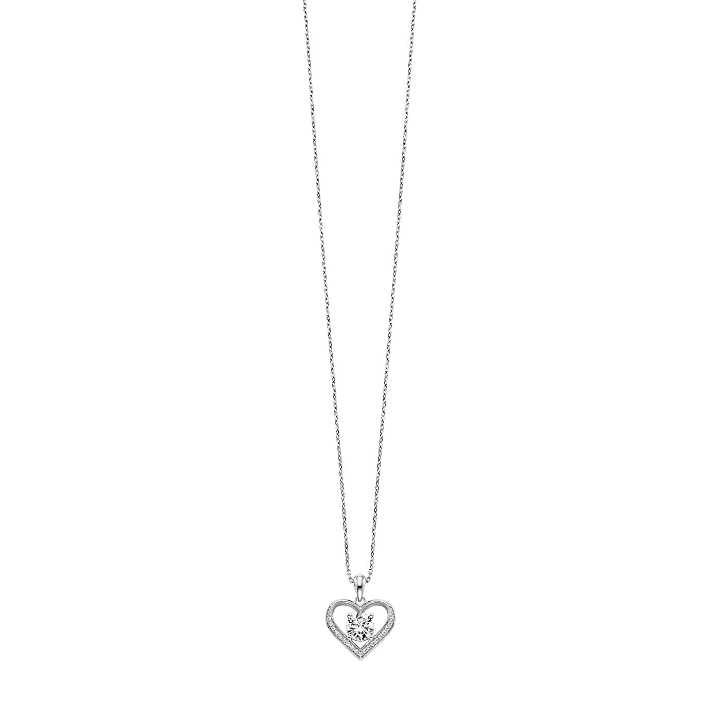 julie-julsen-kette-mit-anh-nger-heart-silber-rhodiniert-mit-20-wei-en-zirkonia image 4
