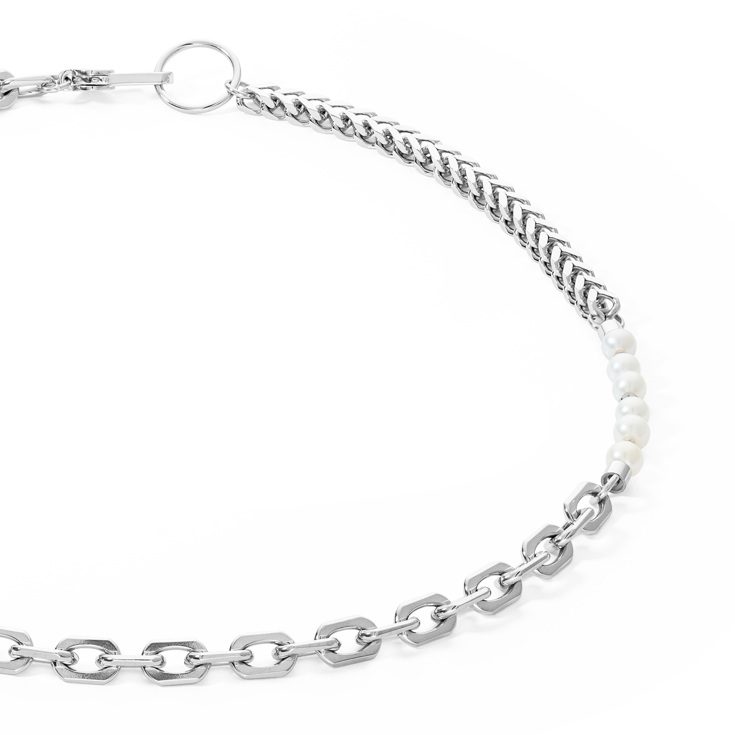 coeur-de-lion-trinity-halskette-silber-f-r-herren image 2