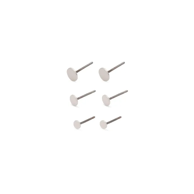 pilgrim-norma-ohrstecker-set-3-in-1-silber-plattiert-disc image 1
