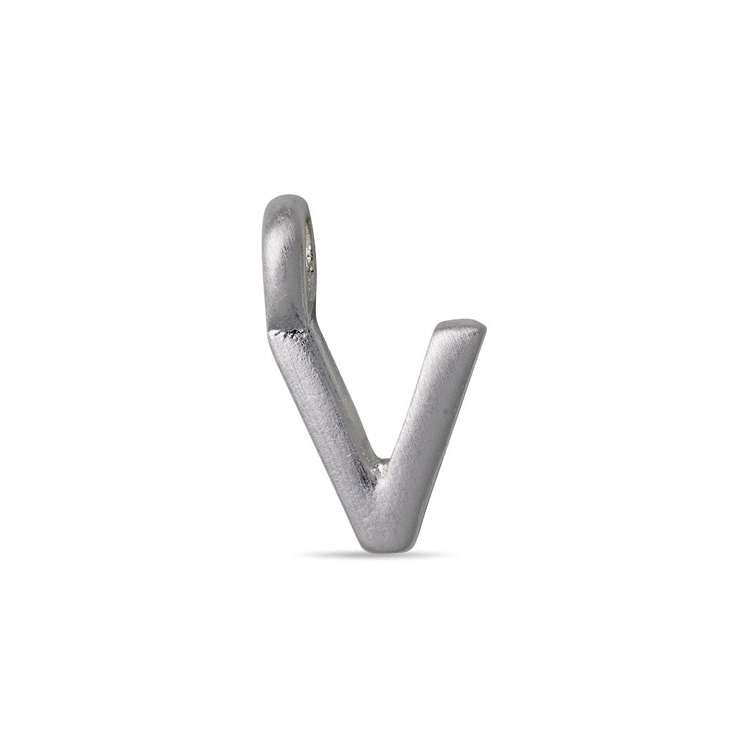pilgrim-charm-v-anh-nger-versilbert-buchstaben-charm-buchstabe-v image 1