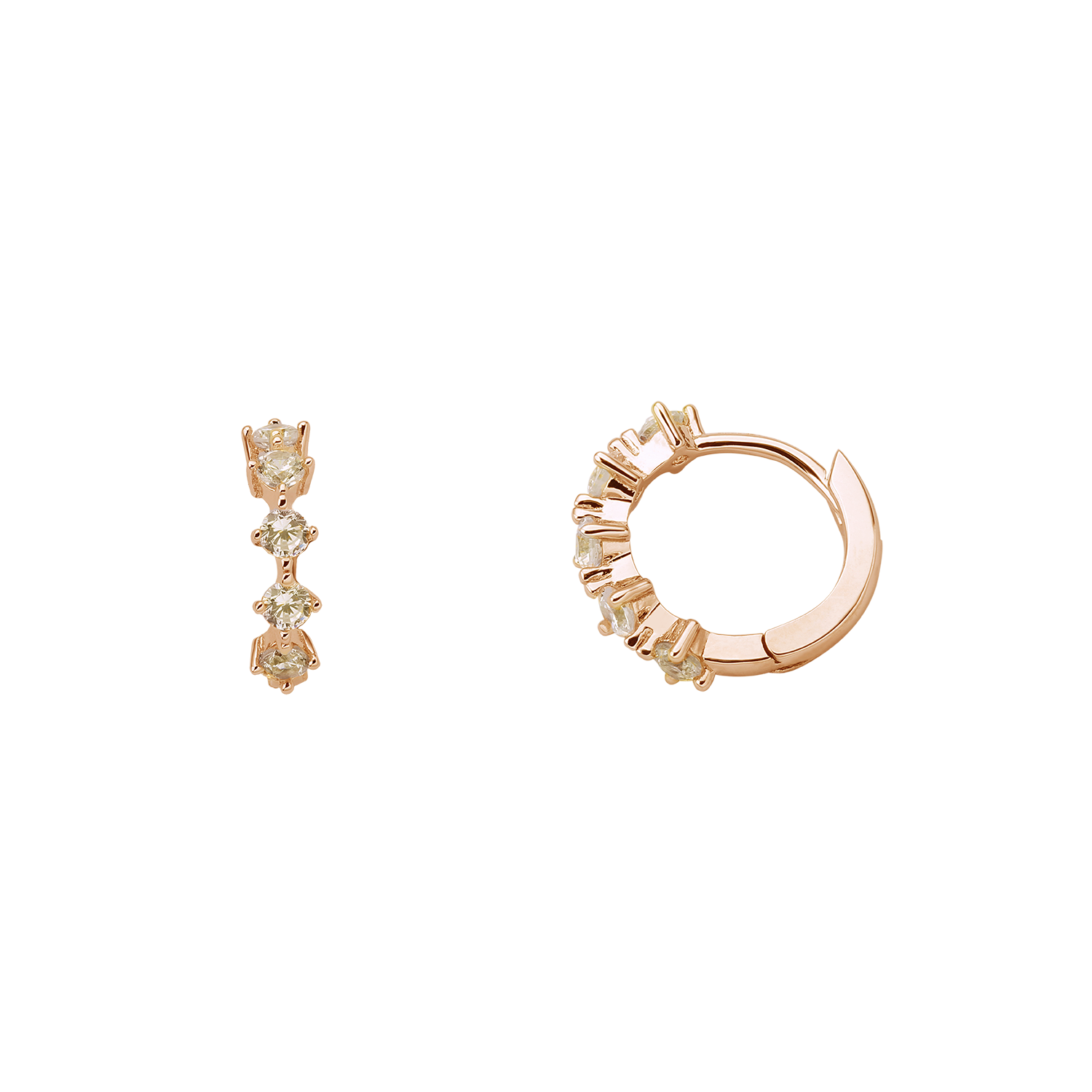 xenox-krappe-ohrringe-925-sterlingsilber-rhodiniert-mit-zirkonia-xs2039 image 3