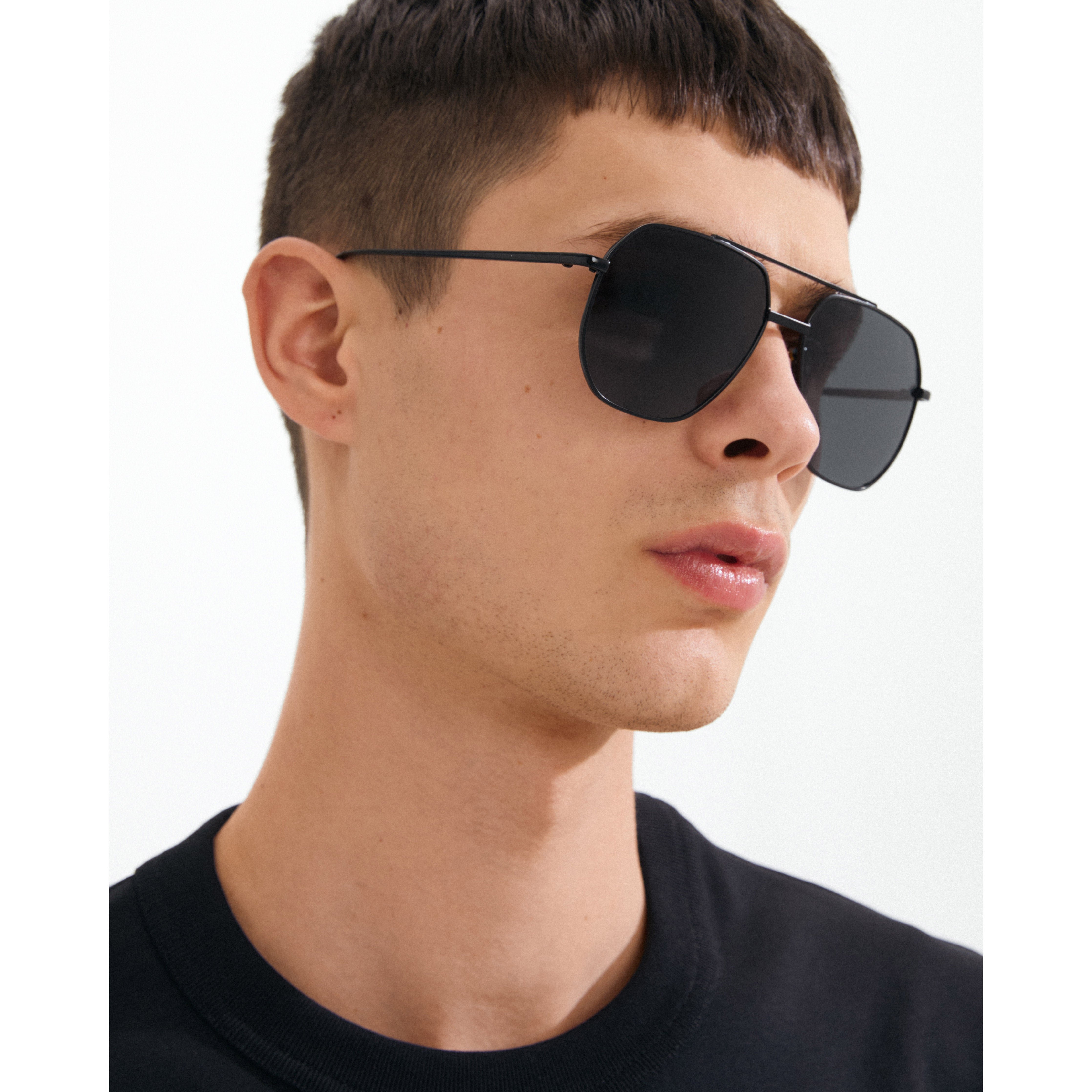 pilgrim-ana-sonnenbrille-schwarz-piloten-modell-metall image 5