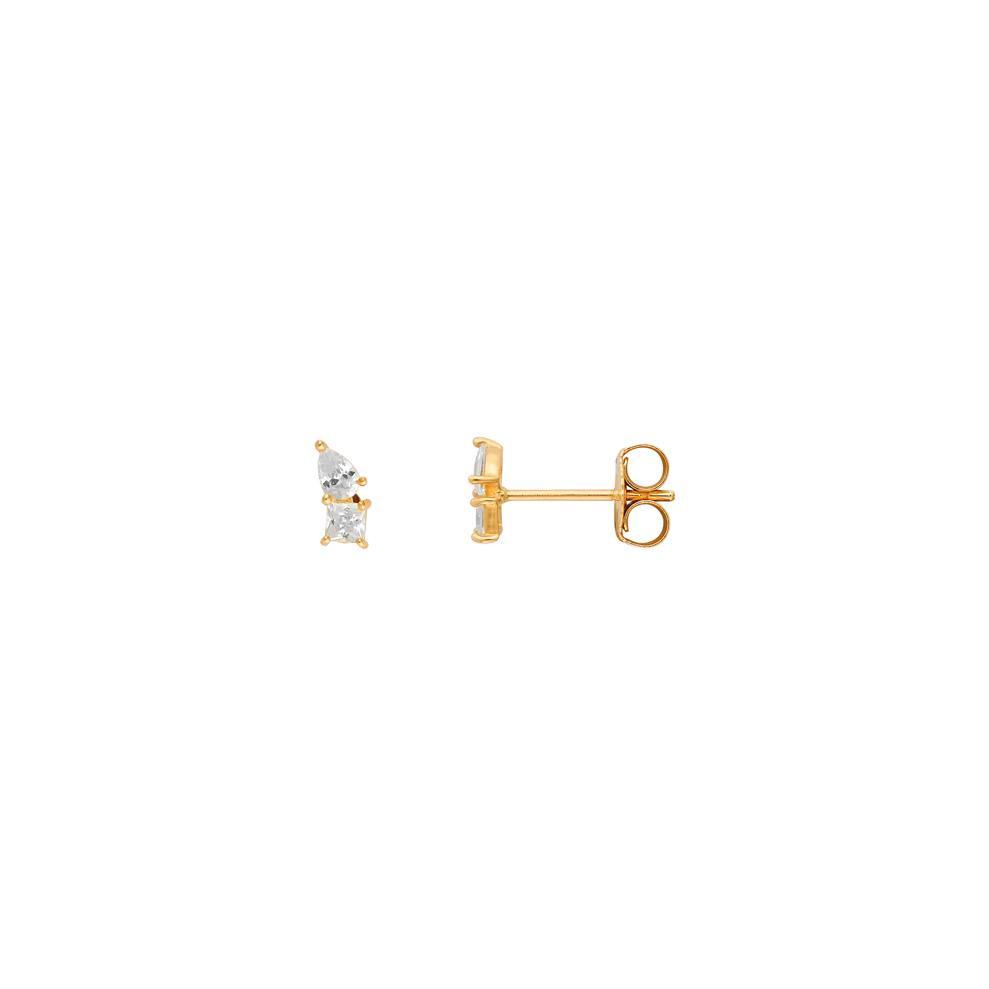 xenox-fine-papillon-ohrringe-tropfen-585-gelbgold-mit-zirkonia image 1