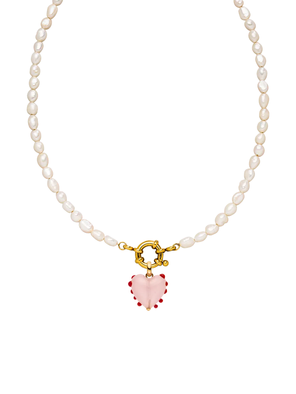 purelei-sweetheart-set-perlen-charm-kette-heart-of-glass-charm image 1