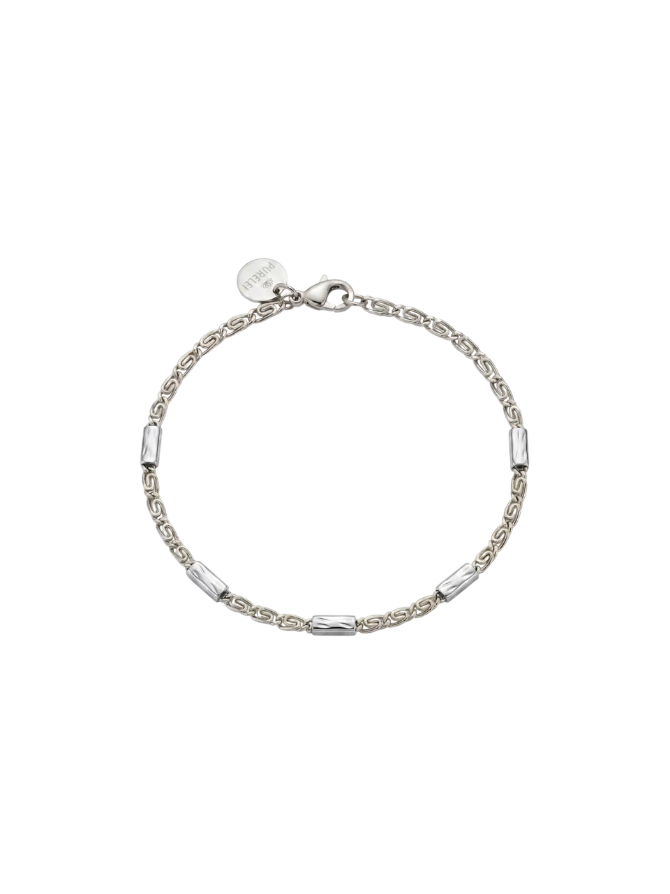 purelei-crest-armband-bicolor-edelstahl-armband-verstellbar image 1