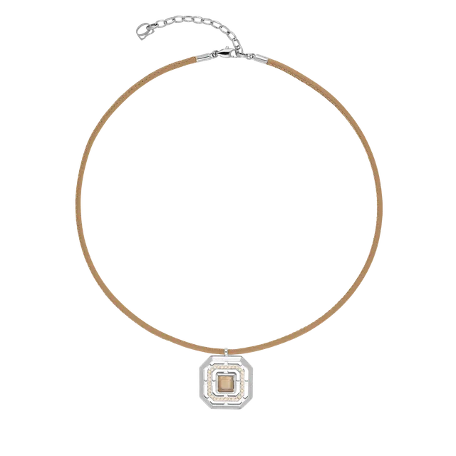 coeur-de-lion-halskette-amulett-icon-frame-soft-sand-silber-42-cm image 1