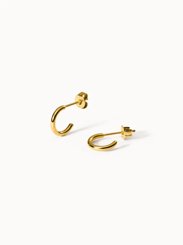 purelei-eye-creolen-10-mm-basic-ohrringe-gold-silber-ros-gold image 1